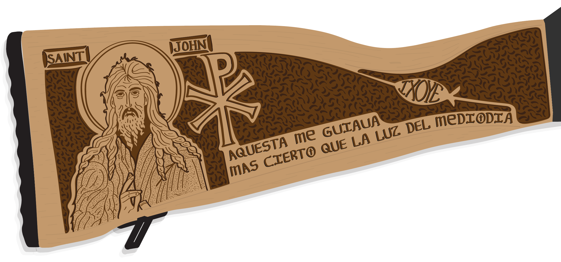 AK Stock Wood Carving