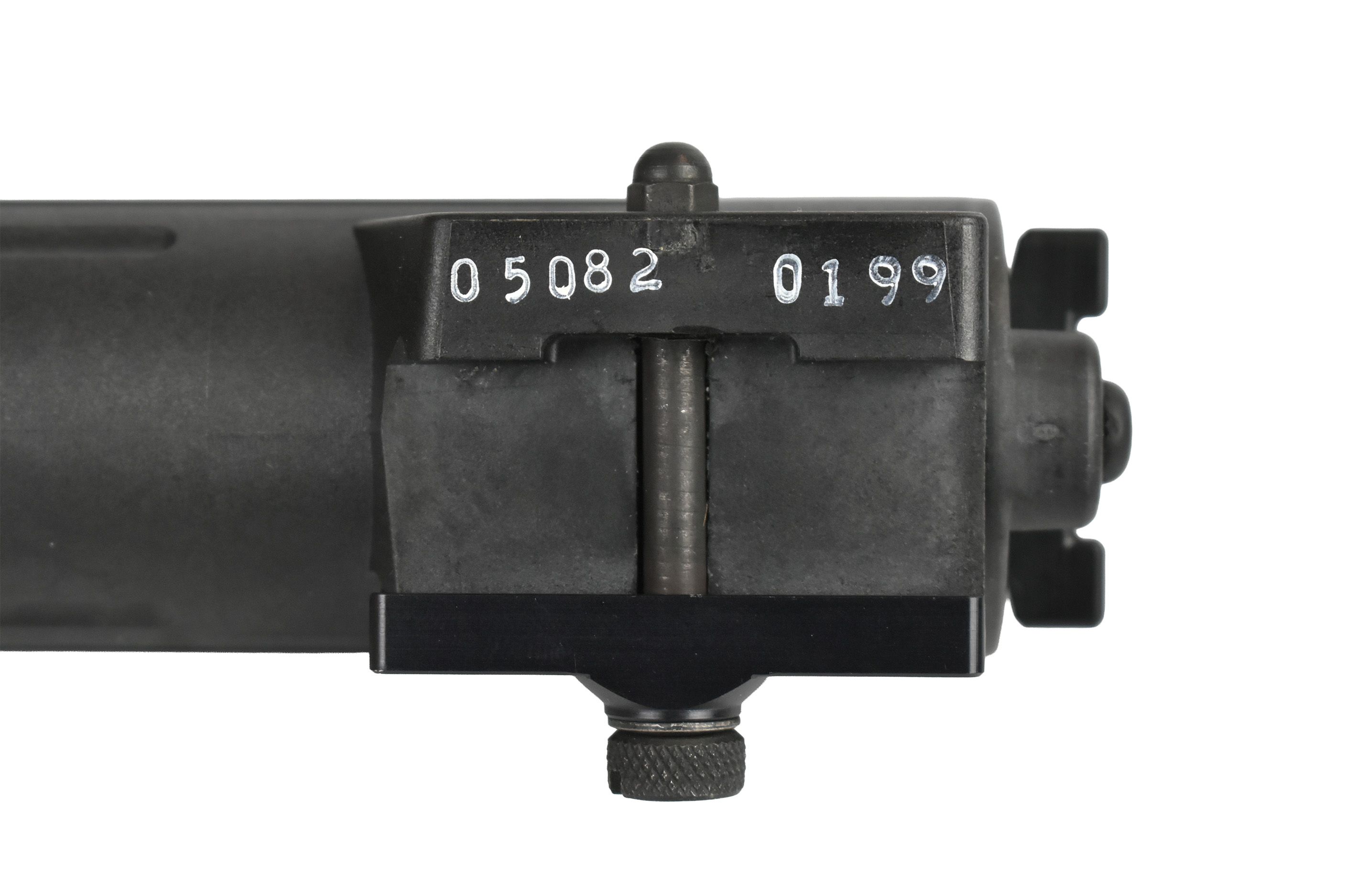 Close-up view of the Insight VLI (Visible Light Illuminator) featuring a serial number and mounting mechanism.