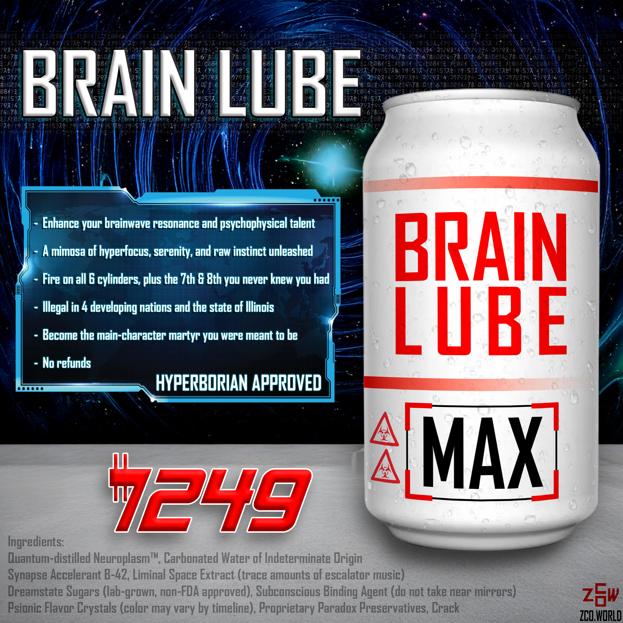 Brain Lube Ad